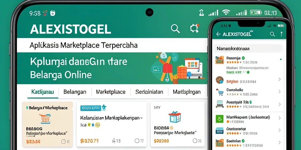Tampilan antarmuka ALEXISTOGEL yang menarik dan mudah digunakan.