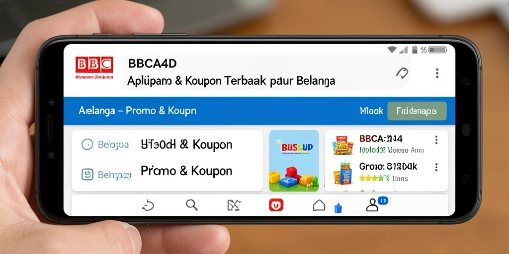 Tampilan antarmuka BBCA4D yang user-friendly untuk promo dan kupon.