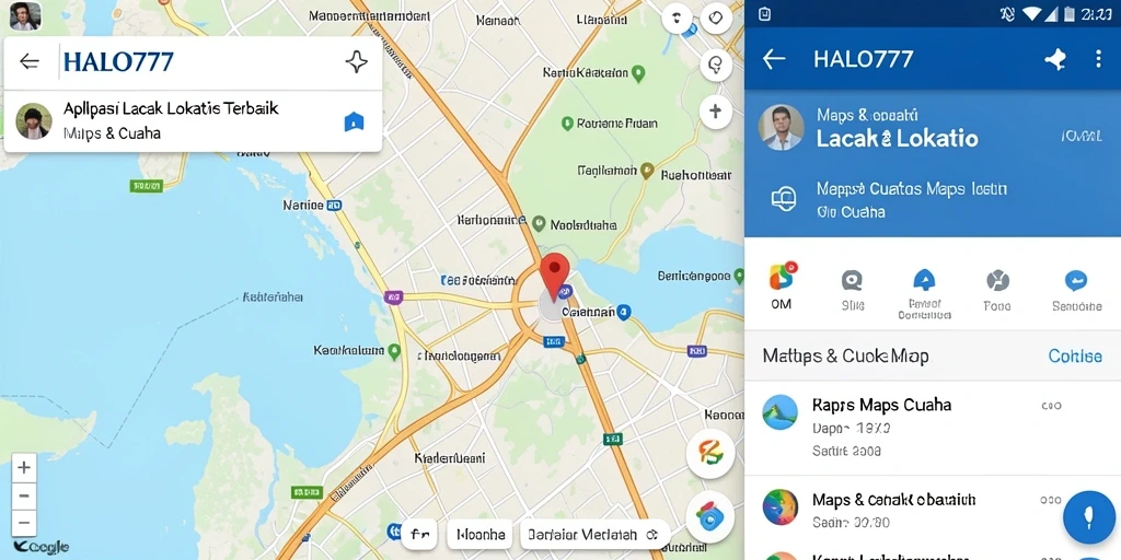 Tampilan antarmuka HALO777 yang user-friendly untuk Lacak Lokasi.
